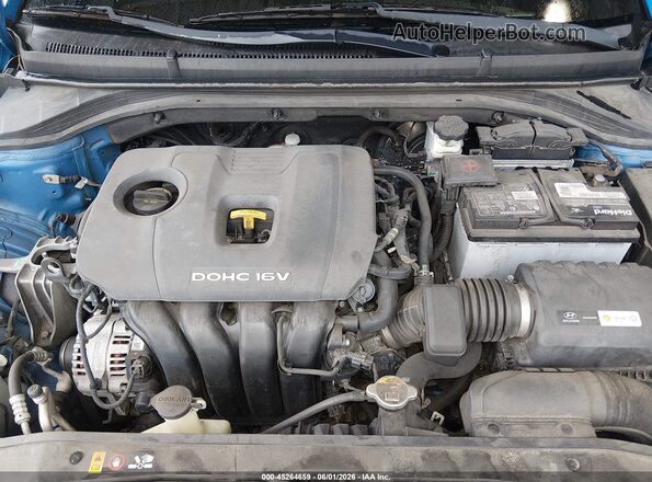 5NPD84LF6JH358175 2018 HYUNDAI ELANTRA Blue Вид ззаду
