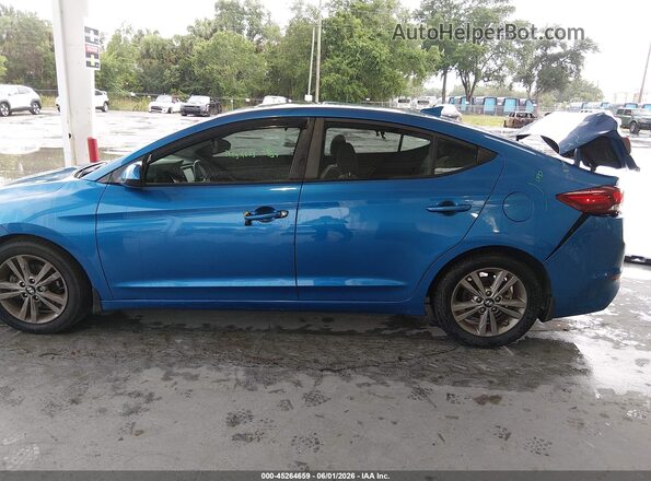 5NPD84LF6JH358175 2018 HYUNDAI ELANTRA Blue Панорамний вид салону 360°