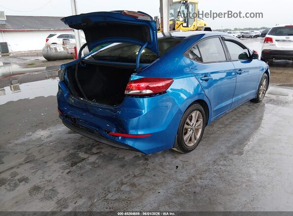 5NPD84LF6JH358175 2018 HYUNDAI ELANTRA Blue Задня права чверть