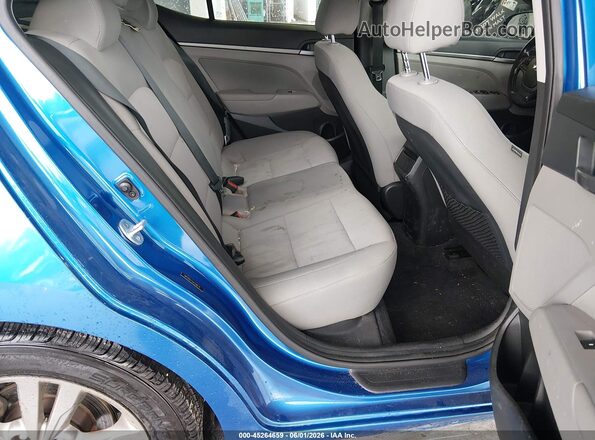 5NPD84LF6JH358175 2018 HYUNDAI ELANTRA Blue Вид наклейки з VIN-кодом