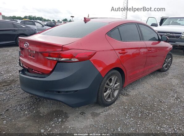 5NPD84LF6JH358757 2018 HYUNDAI ELANTRA Красный Задняя правая четверть