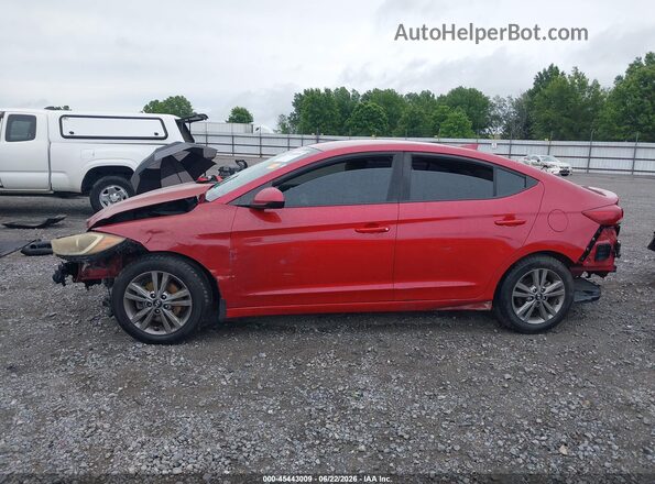 5NPD84LF6JH358757 2018 HYUNDAI ELANTRA Красный Панорамный вид салона 360°