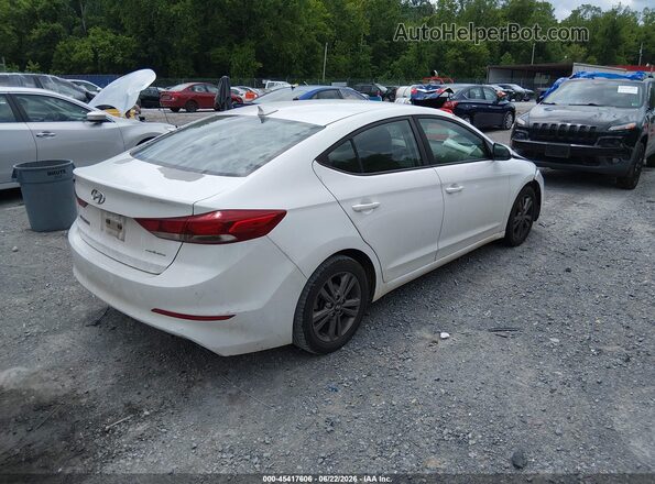 5NPD84LF6JH363781 2018 HYUNDAI ELANTRA Белый Задняя правая четверть