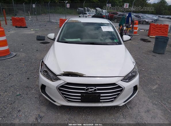 5NPD84LF6JH363781 2018 HYUNDAI ELANTRA Белый Вид задней части салона