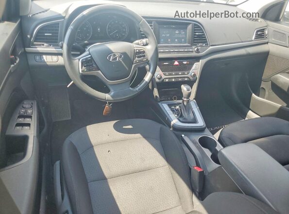 5NPD84LF6JH370861 2018 HYUNDAI ELANTRA White Առջևի վահանակի տեսք