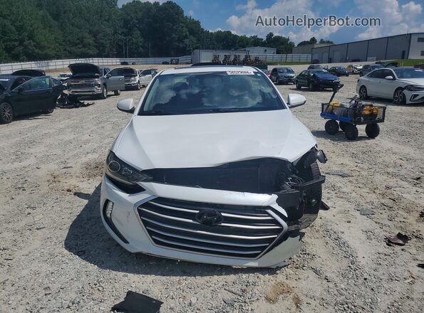 5NPD84LF6JH370861 2018 HYUNDAI ELANTRA White Դիմացի տեսք