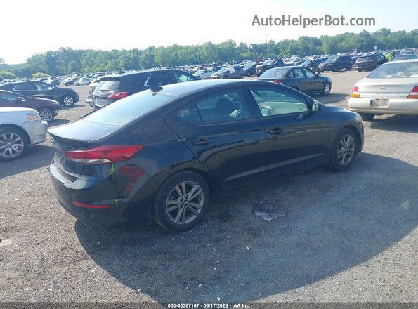 5NPD84LF6JH371654 2018 HYUNDAI ELANTRA Черный Задняя правая четверть