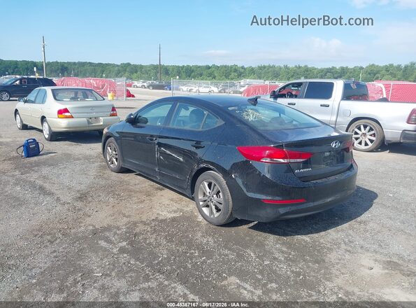 5NPD84LF6JH371654 2018 HYUNDAI ELANTRA Черный Задняя левая четверть