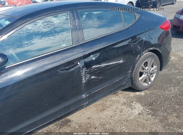 5NPD84LF6JH371654 2018 HYUNDAI ELANTRA Черный Вид спереди