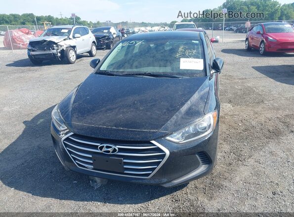 5NPD84LF6JH371654 2018 HYUNDAI ELANTRA Черный Вид щитка приборов