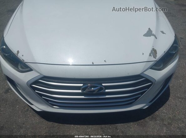 5NPD84LF6JH387546 2018 HYUNDAI ELANTRA White Vista del cuadro de instrumentos