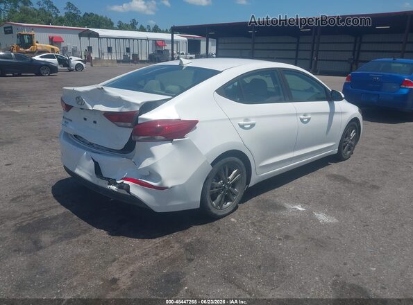 5NPD84LF6JH387546 2018 HYUNDAI ELANTRA White Trasero derecho