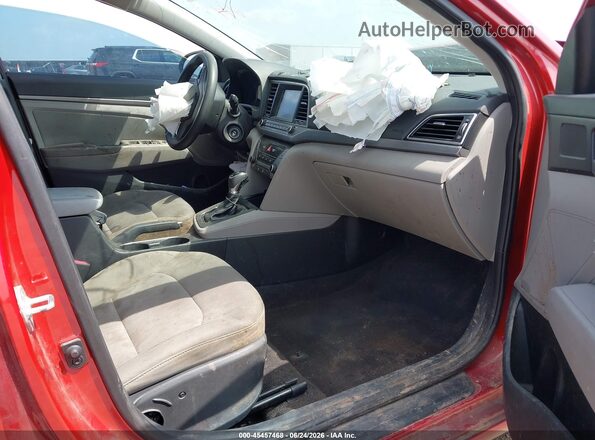 5NPD84LF6JH391824 2018 HYUNDAI ELANTRA Burgundy Սալոնի դիմացի տեսք