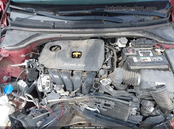 5NPD84LF6JH391824 2018 HYUNDAI ELANTRA Burgundy Հետևի տեսք