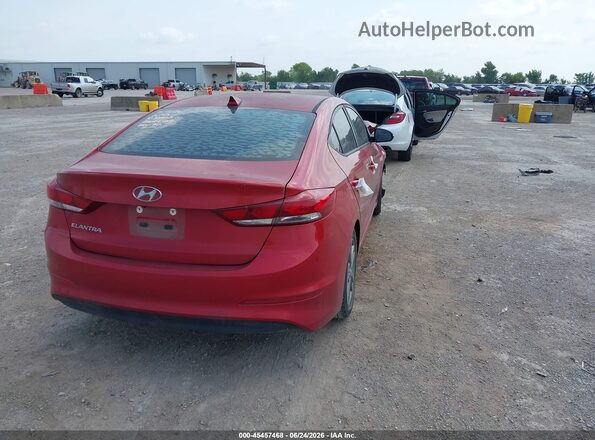 5NPD84LF6JH391824 2018 HYUNDAI ELANTRA Burgundy Հետևի աջ