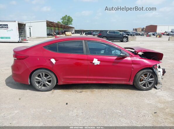 5NPD84LF6JH391824 2018 HYUNDAI ELANTRA Burgundy Սալոնի 360 աստիճան տեսք
