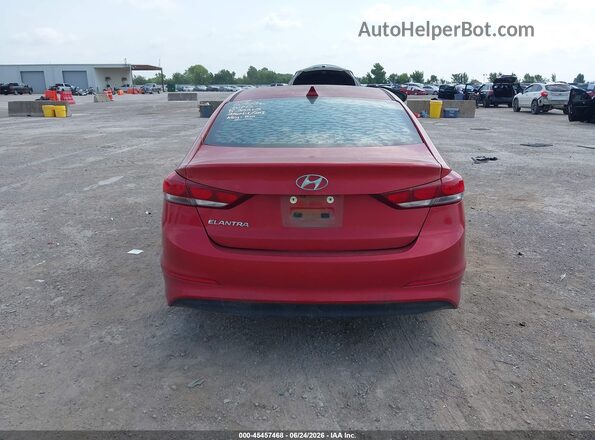 5NPD84LF6JH391824 2018 HYUNDAI ELANTRA Burgundy 