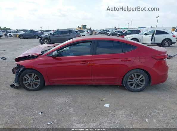 5NPD84LF6JH391824 2018 HYUNDAI ELANTRA Burgundy 