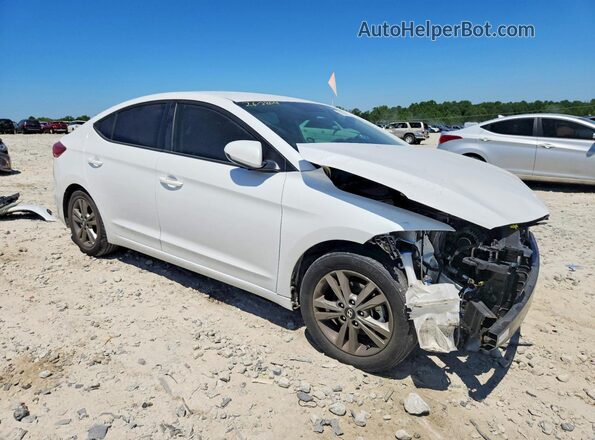 5NPD84LF6JH397719 2018 HYUNDAI ELANTRA White Delantero derecho