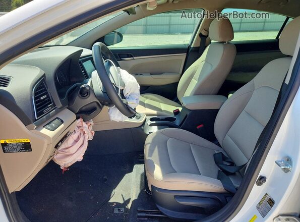 5NPD84LF6JH397719 2018 HYUNDAI ELANTRA White Vista interior delantera