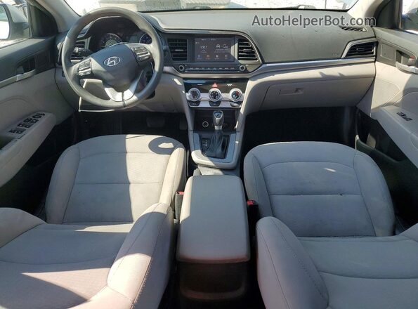 5NPD84LF6KH404122 2019 HYUNDAI ELANTRA Silver Widok deski rozdzielczej