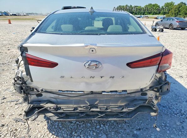 5NPD84LF6KH404122 2019 HYUNDAI ELANTRA Silver Widok z tyłu