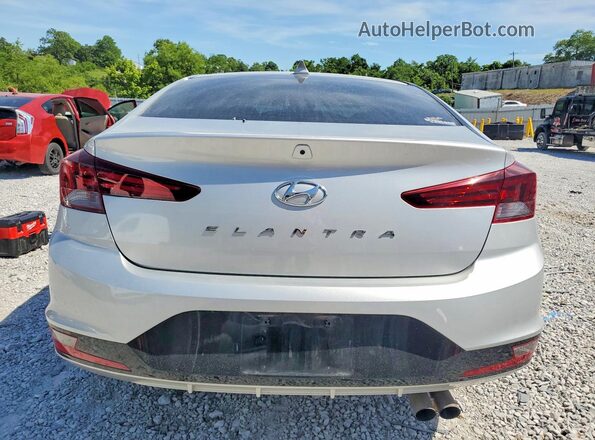 5NPD84LF6KH413404 2019 HYUNDAI ELANTRA Silver 