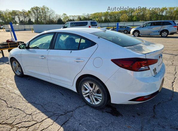 5NPD84LF6KH426363 2019 HYUNDAI ELANTRA White Trasero izquierdo