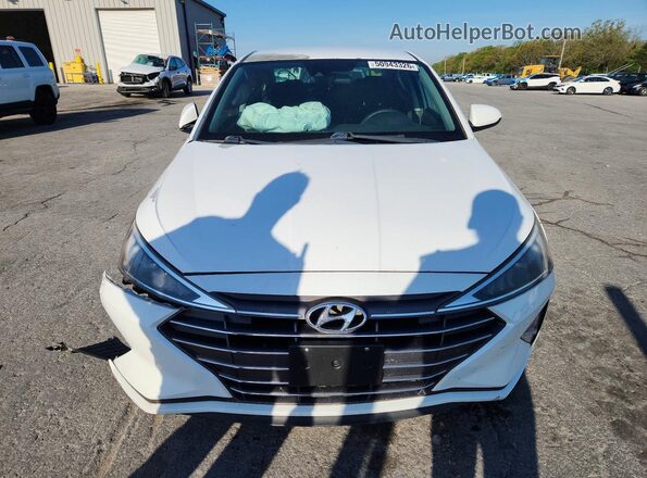5NPD84LF6KH426363 2019 HYUNDAI ELANTRA White Vista frontal