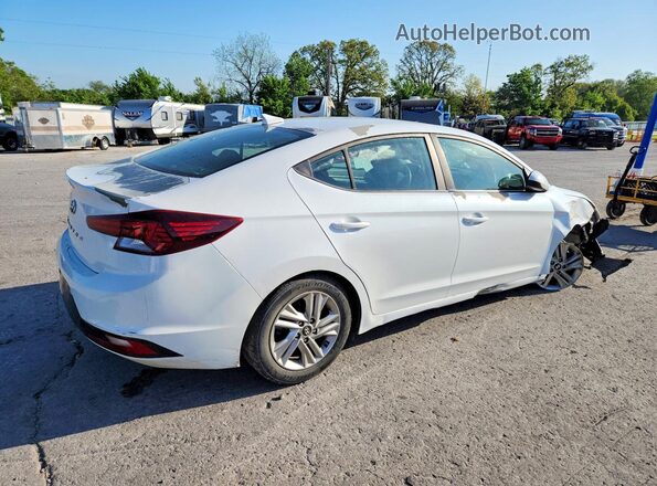5NPD84LF6KH426363 2019 HYUNDAI ELANTRA White Trasero derecho