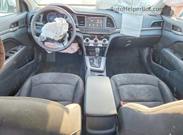5NPD84LF6KH426363 2019 HYUNDAI ELANTRA White Vista del salpicadero