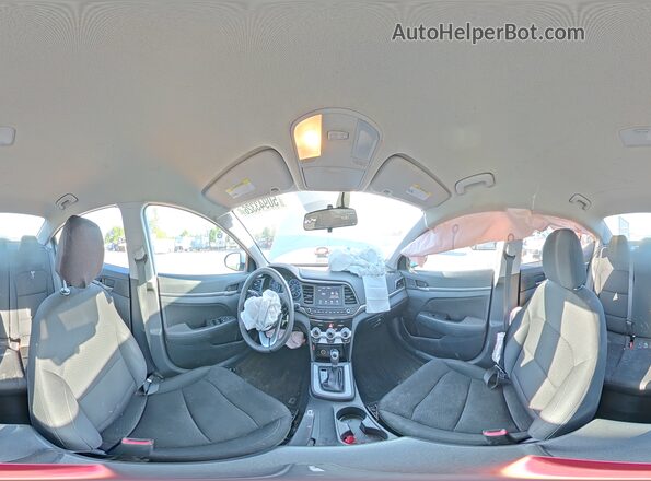 5NPD84LF6KH426363 2019 HYUNDAI ELANTRA White Vista interior de 360 grados