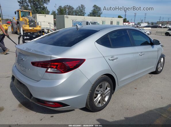 5NPD84LF6KH463431 2019 HYUNDAI ELANTRA Silver უკანა მარჯვენა