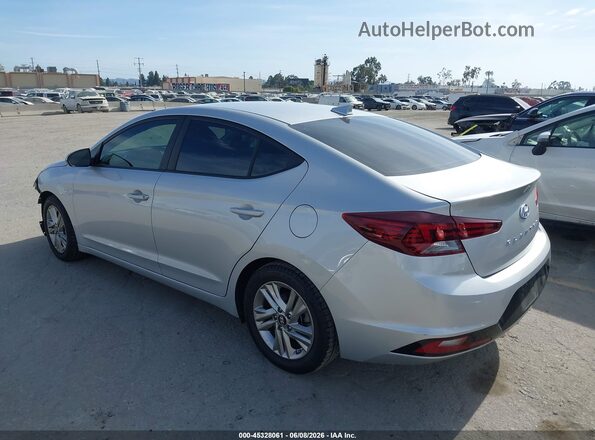 5NPD84LF6KH463431 2019 HYUNDAI ELANTRA Silver უკანა მარცხენა