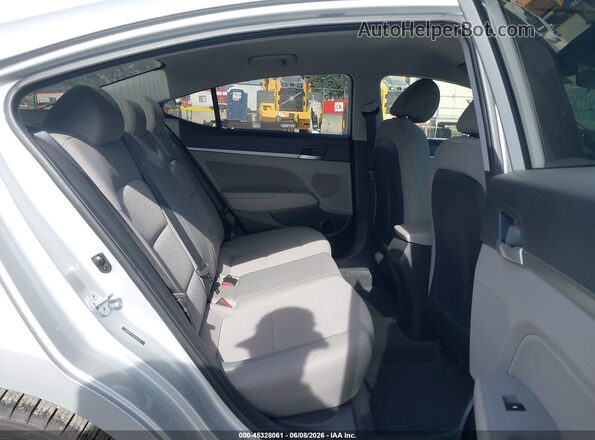 5NPD84LF6KH463431 2019 HYUNDAI ELANTRA Silver VIN კოდის სტიკერის ხედი