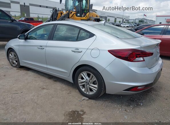 5NPD84LF6KH469553 2019 HYUNDAI ELANTRA Серебряный Задняя левая четверть