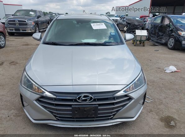 5NPD84LF6KH469553 2019 HYUNDAI ELANTRA Серебряный Вид щитка приборов