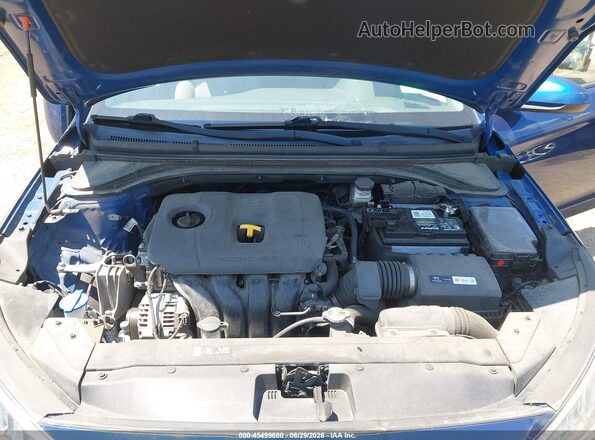 5NPD84LF6KH472646 2019 HYUNDAI ELANTRA Blue Widok z tyłu