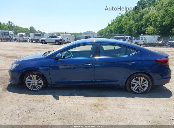 5NPD84LF6KH472646 2019 HYUNDAI ELANTRA Blue Widok wnętrza 360 stopni