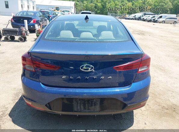 5NPD84LF6KH472646 2019 HYUNDAI ELANTRA Blue 