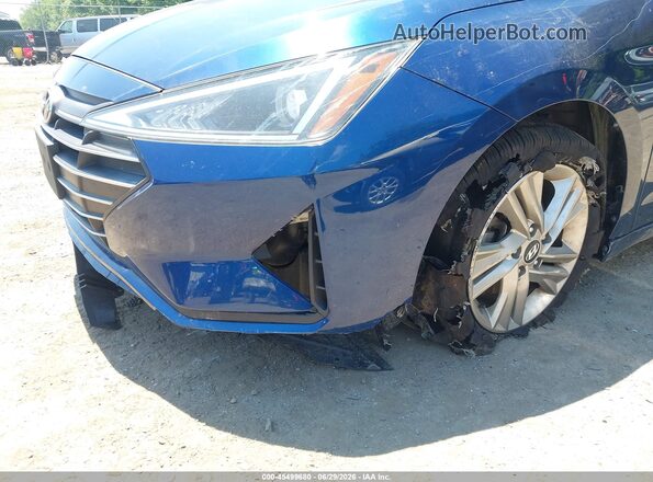 5NPD84LF6KH472646 2019 HYUNDAI ELANTRA Blue 