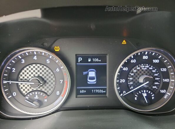 5NPD84LF6LH504738 2020 HYUNDAI ELANTRA Silver Widok zestawu wskaźników