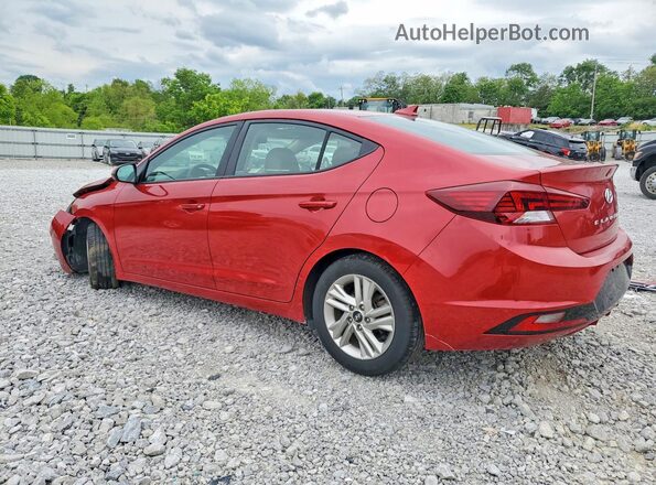 5NPD84LF6LH510197 2020 HYUNDAI ELANTRA Red Rear left