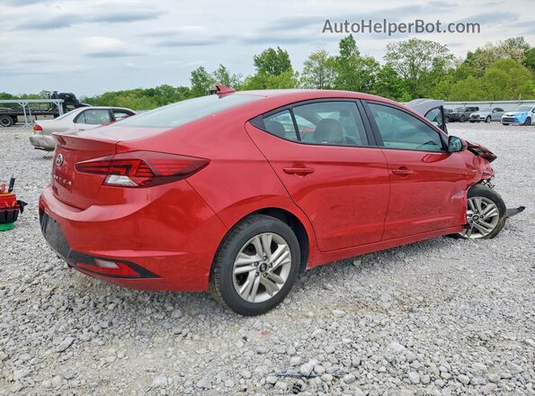 5NPD84LF6LH510197 2020 HYUNDAI ELANTRA Red Rear right