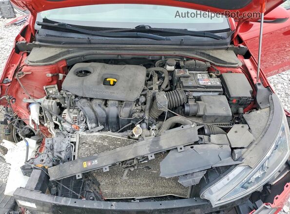 5NPD84LF6LH510197 2020 HYUNDAI ELANTRA Red Rear interior view