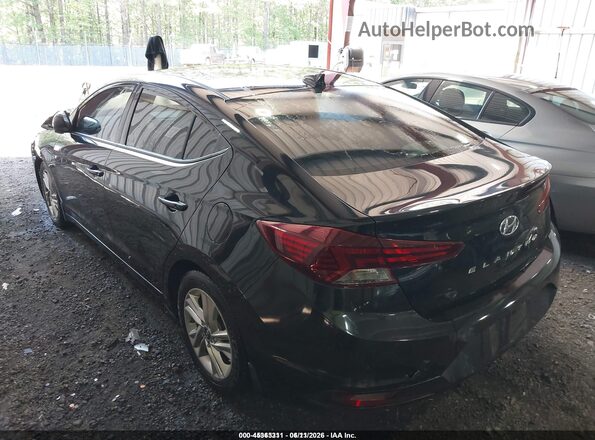 5NPD84LF6LH520437 2020 HYUNDAI ELANTRA Black Tył lewy