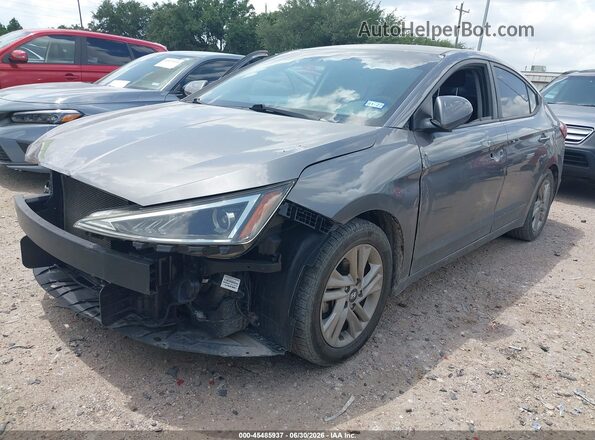 5NPD84LF6LH543801 2020 HYUNDAI ELANTRA Gray Front left