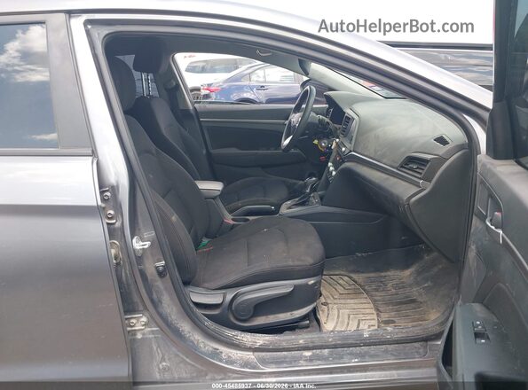 5NPD84LF6LH543801 2020 HYUNDAI ELANTRA Gray Front interior view