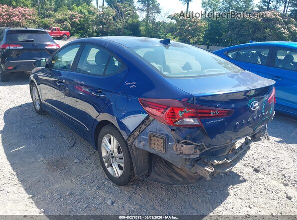 5NPD84LF6LH557830 2020 HYUNDAI ELANTRA Blue Հետևի ձախ