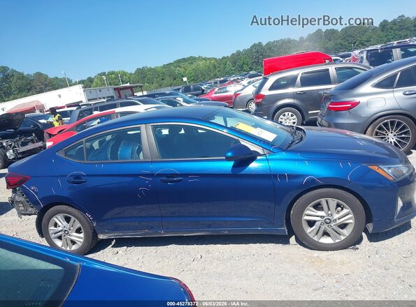 5NPD84LF6LH557830 2020 HYUNDAI ELANTRA Blue Սալոնի հետևի տեսք